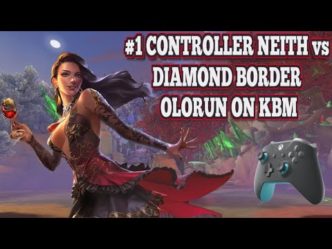 PC DIAMOND BORDER OLORUN vs #1 CONTROLLER NEITH - Season 9 Grandmaster Ranked 1v1 Duel - SMITE