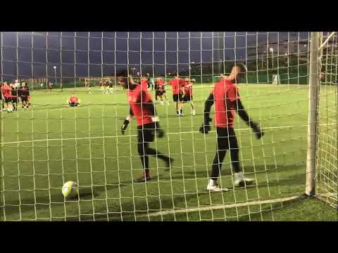 Entrenamiento Unión Viera - Remates a puerta