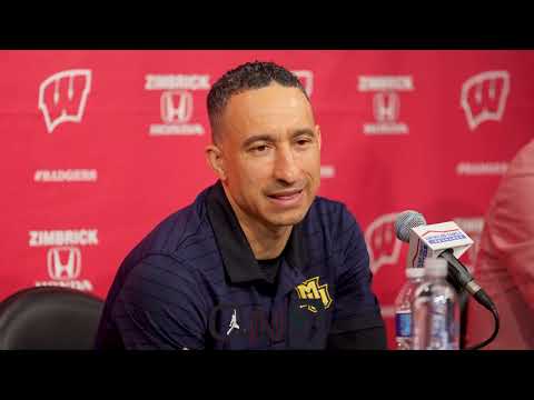 Shaka Smart Recaps Marquette's 96-76 Loss to Wisconsin