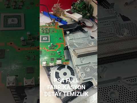 PS4 FULL DETAY TEMİZLİK TERMAL PAD VE MACUN UYGULAMASI MERSİN KAVSON KONSOLDA.