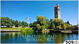 Spokane's Riverfront Park sparkles