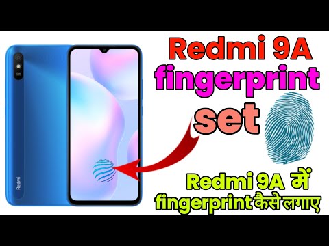 Redmi 9A me display fingerprint lock kaise lagaye | Redmi 9A fingerprint lock | Redmi 9a