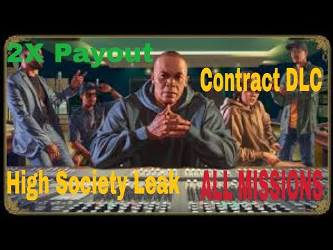 High Society Leak All Missions - Full Walkthrough - Dr.Dre's Contract - GTA 5 Online - Contract DLC