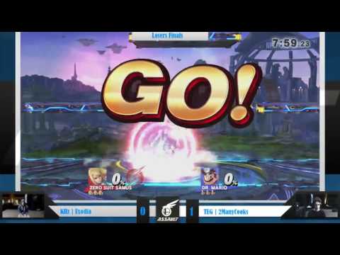 Otafest Assault 4 - Smash 4 LFs - TEG | 2ManyCooks (Dr Mario) vs KHz | Exodia (ZSS)