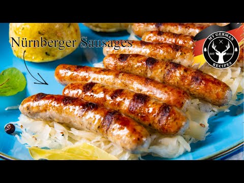Authentic Nürnberger Sausage / Nuremberger Sausage / Nürnberger Bratwurst ✪ MyGerman.Recipes