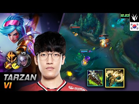 Tarzan Jungle Vi Build Radiant Virtue Conqueror - Tarzan Vi Match Highlight - LOL KR 12.23