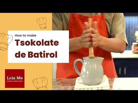 How to Make Tsokolate de Batirol (paste)