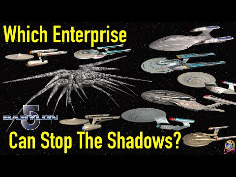 EVERY Enterprise VS Babylon 5 Shadow Vessel - Star Trek Starship Battles