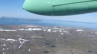 preview picture of video 'Wideroe Dash 8-100 LN-WIC departing Hammerfest bound for Honningsvag'