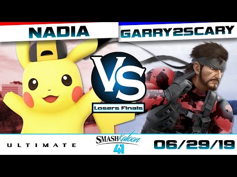 NadiA (Pikachu) vs. Garry2Scary (Snake, Roy) - Losers Finals - Smashkatoon 41