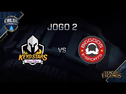 Keyd x Big Gods (S2 - Jogo 2) CBLoL 2016 - 2ª Etapa