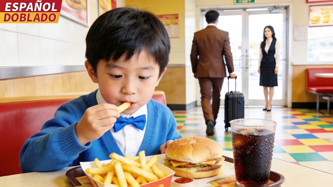 [Doblado Esp] Pobrecito come Comida Favorita con su padre, sin saber que es la Última Vez...