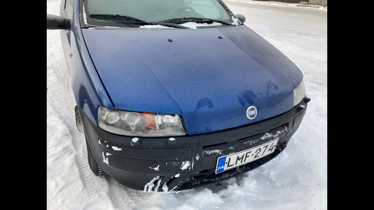 Fiat Punto Cold Start -28 Degrees Celsius
