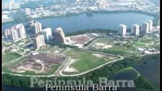preview picture of video 'Península na Barra da Tijuca RJ - O bairro mais fino do Rio de Janeiro'