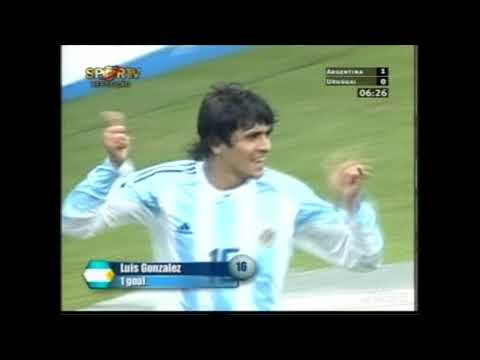 2004.10.09 Argentina 4 - Uruguay 2 (Partido Completo 60fps - Clasificatorias Alemania 2006)