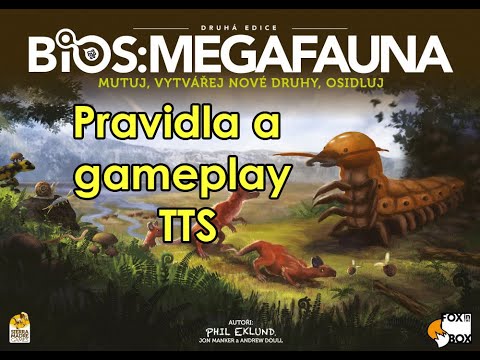 BIOS:Megafauna (2. edice) pravidla a gameplay - Zub a dráp (4 hráči), TTS