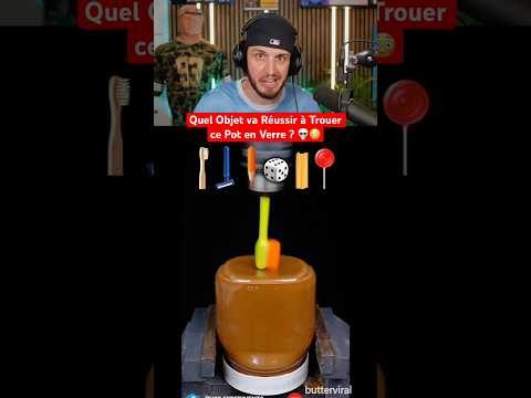 Quel Objet va Réussir à Trouer ce Pot en Verre ? 💀😳