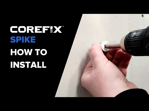 Corefix SPIKE Plasterboard Fixing - Installation Guide