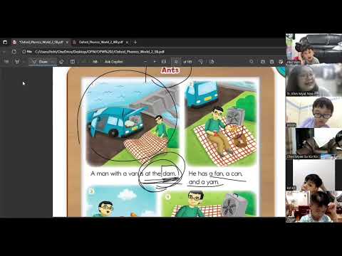 Oxford Phonics World 2, Unit-1 story, "Ants"