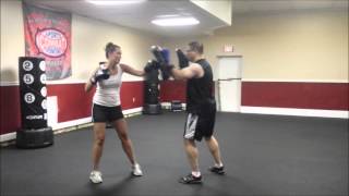preview picture of video 'Katie B Kickboxing at 4GK Fitness, Patchogue NY'