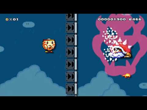 Dinosaur Laser Fight by RubberRoss 🍄 Super Mario Maker 2 #ams