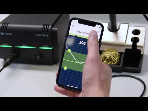 Ersa soldering station – i-CON TRACE – the first real soldering station app!