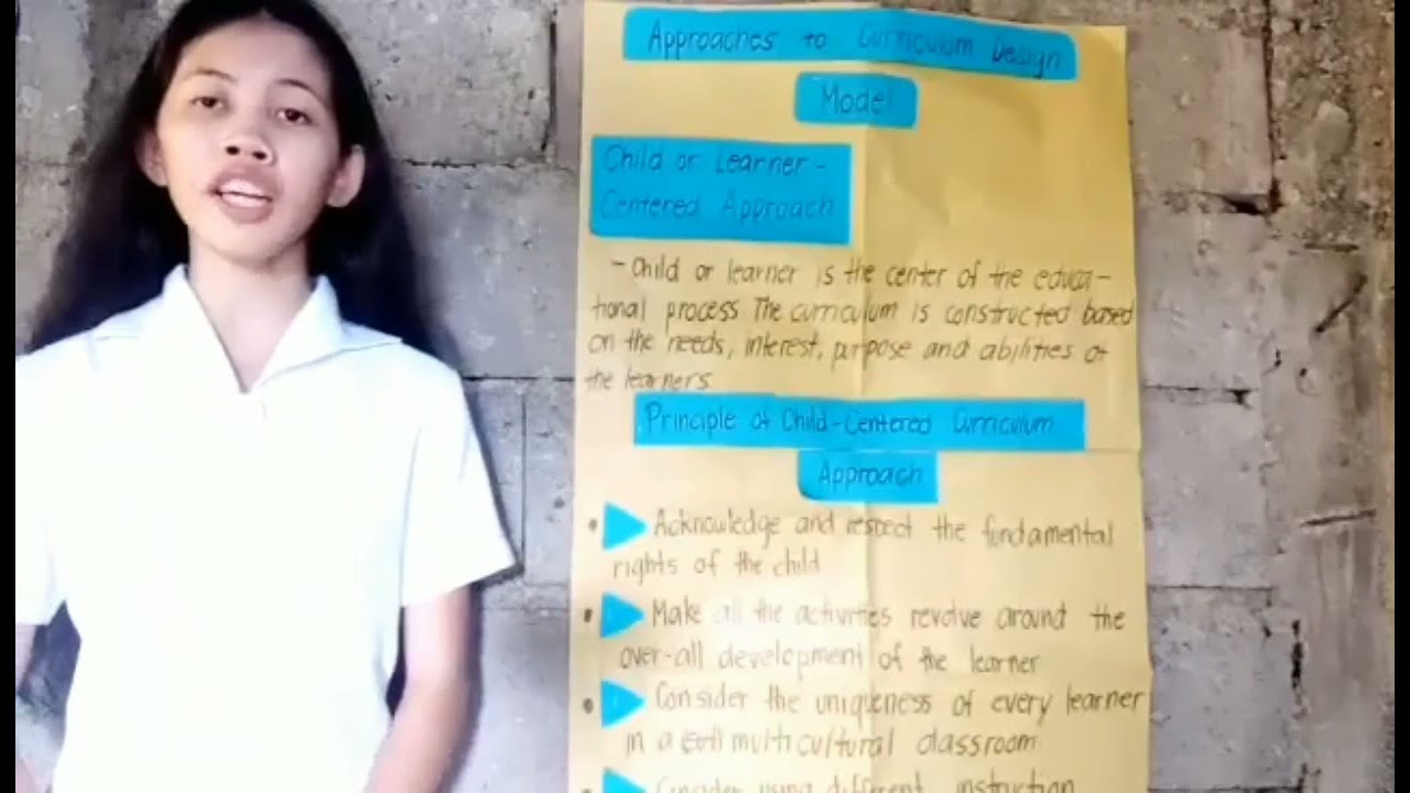 Approaches to Curriculum Design