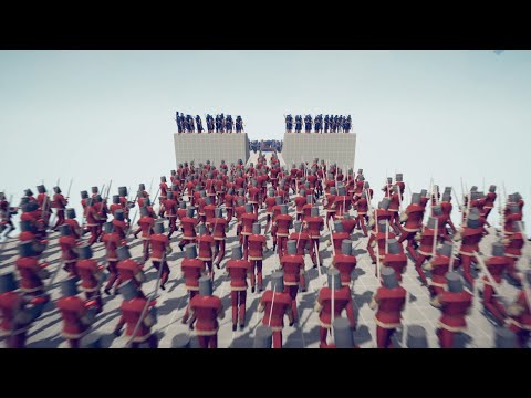 100x ARCHERS + 1 CATAPULT vs 300x SQUIRES - Totally Accurate Battle Simulator