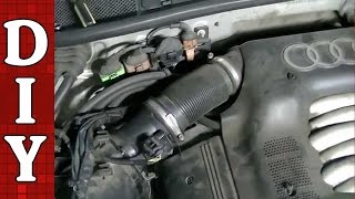 How to Clean and Replace a MAF Sensor - Audi VW Passat A4 A6 2 8L Engine