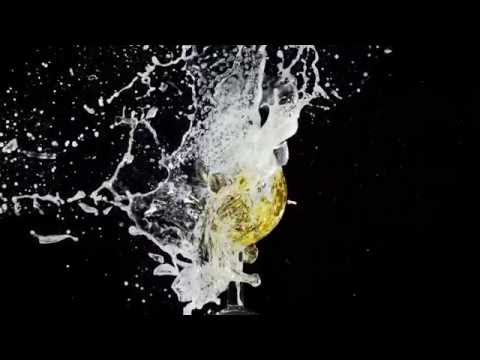 Exploding glasses in slow motion at 200 fps