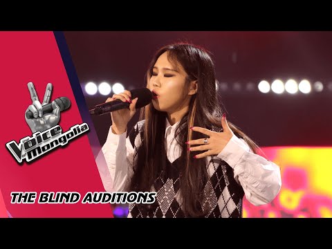 Amina.E - "Murder song (5.4.3.2.1)" - Blind Audition - The Voice of Mongolia 2022