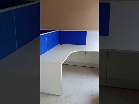 L office work station t type