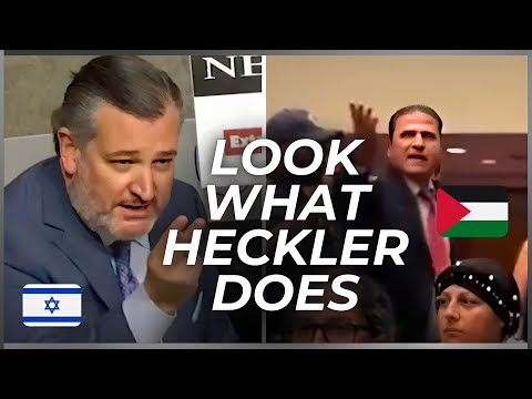 WATCH What Jew-Hating Heckler Does at Antisemitism Awareness Meeting