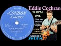 Eddie Cochran C Mon Everybody London 78 Rpm 1958 Canada