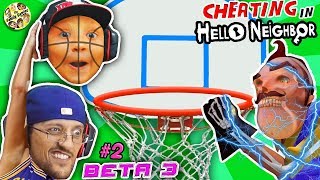 I DELETED MY SON! HELLO NEIGHBOR BASKETBALL trick SHOTS! FGTEEV Beta 3 #2 is SHOCKING! Cheat Codes