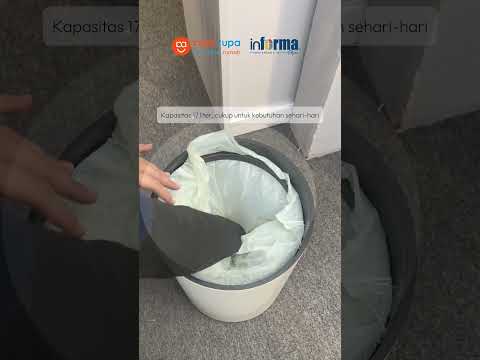 Gambar Informa Yuki Tempat Sampah Sensor Gerak Plastik 17 Liter - Hitam