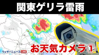 ゲリラ雷雨監視ライブカメラ①(西〜北)/千葉県千葉市美浜区 ウェザーニュースお天気カメラ 2025年7月1日