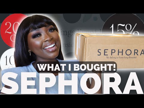 WHAT I bought during the SEPHORA 2022 HOLIDAY SAVINGS EVENT /  I WENT EASY THIS TIME! | MenaAdubea