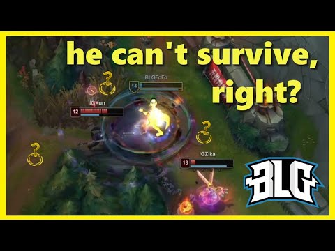 BLG Fofo Outplays 3 Opponents on 1 HP