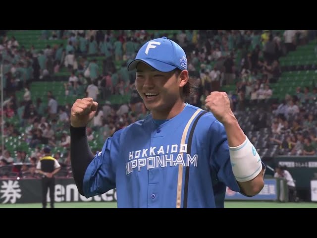 ファイターズ・田宮裕涼選手ヒーローインタビュー 10月1日 福岡ソフトバンクホークス 対 北海道日本ハムファイターズ