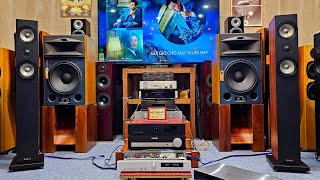 ✅️Tuyệt hay bộ vừa tiền của Pháp. Amp Micromega ia100. Loa Highland aingel 3205. ☎️ 0982922168Thaks!