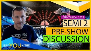 Eurovision 2022: SEMI-FINAL 2 PRE SHOW (From Press Center)