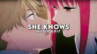 She Knows T-Pain remix | Edit Audio (You got that Ahhhh)