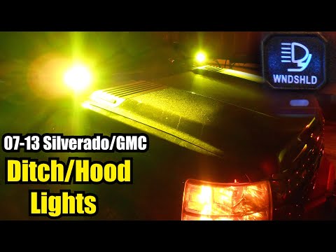 2009 Silverado 2500HD Ditch / Hood Lights Install
