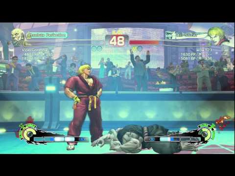 SSF4 AE: ViperGoomba (Gouken) vs wow123 (Ken)