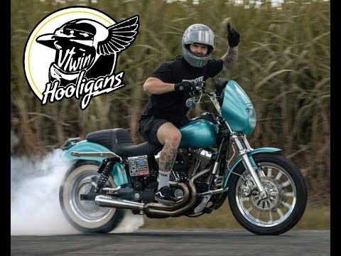 Harley Davidson Wheelies with the boys