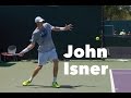 John Isner - Forehand in Super Slow Motion by TennisAcademy101