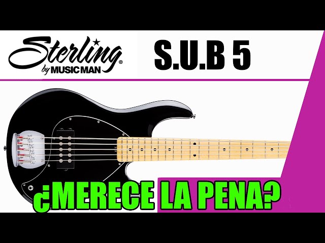 Vídeo relacionado con Sterling by Music Man StingRay Ray5 - Bajo en negro, 5 cuerdas