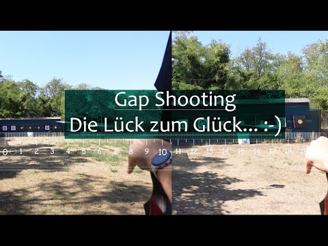 Zielen mit Gap-Shooting beim Bogenschießen