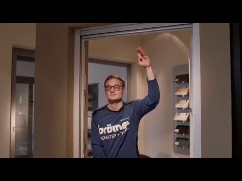 Brömse – Insektenschutz - Arretierung der Endlagen